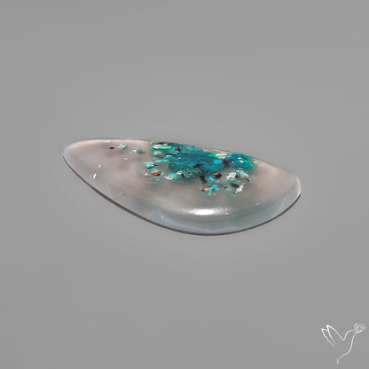 Confetti Gem Chrysocolla Cabochon from Arizona