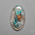 Confetti Gem Chrysocolla Cabochon from Arizona with Native Copper