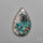 Confetti Gem Chrysocolla Cabochon from Arizona