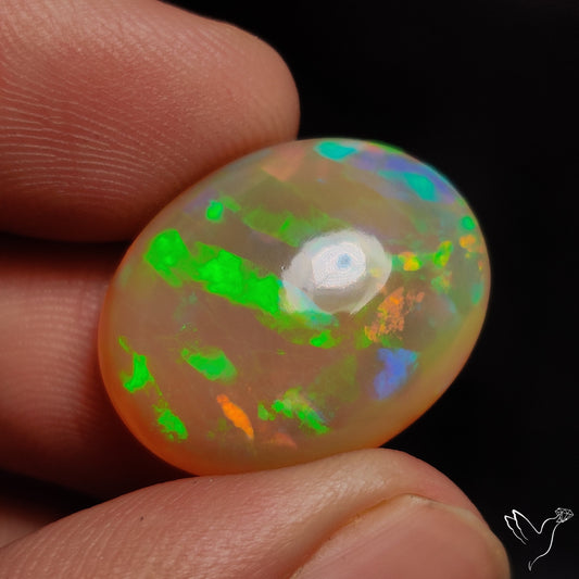 Rare Large Ethiopian Welo Opal Cabochon