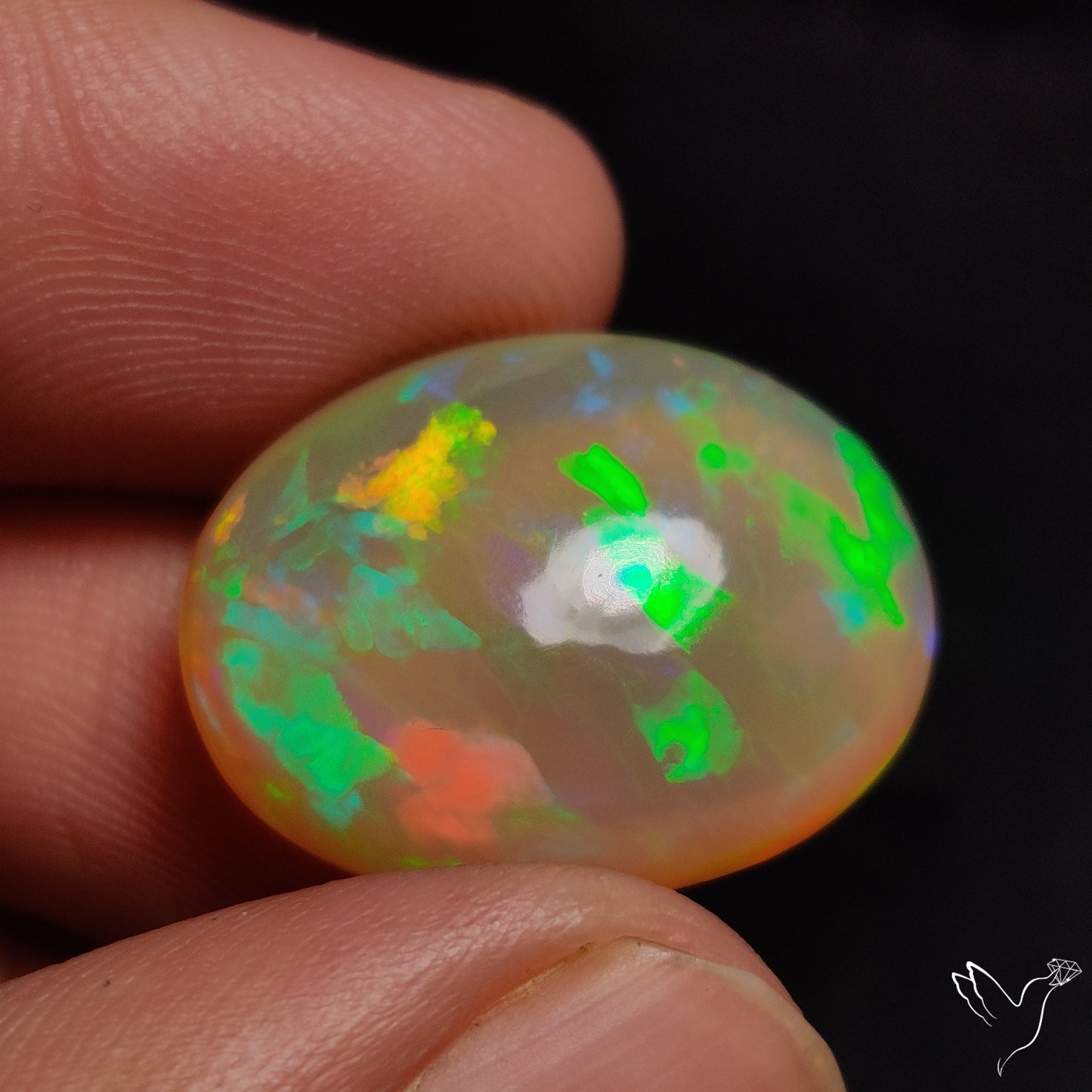 Rare Large Ethiopian Welo Opal Cabochon