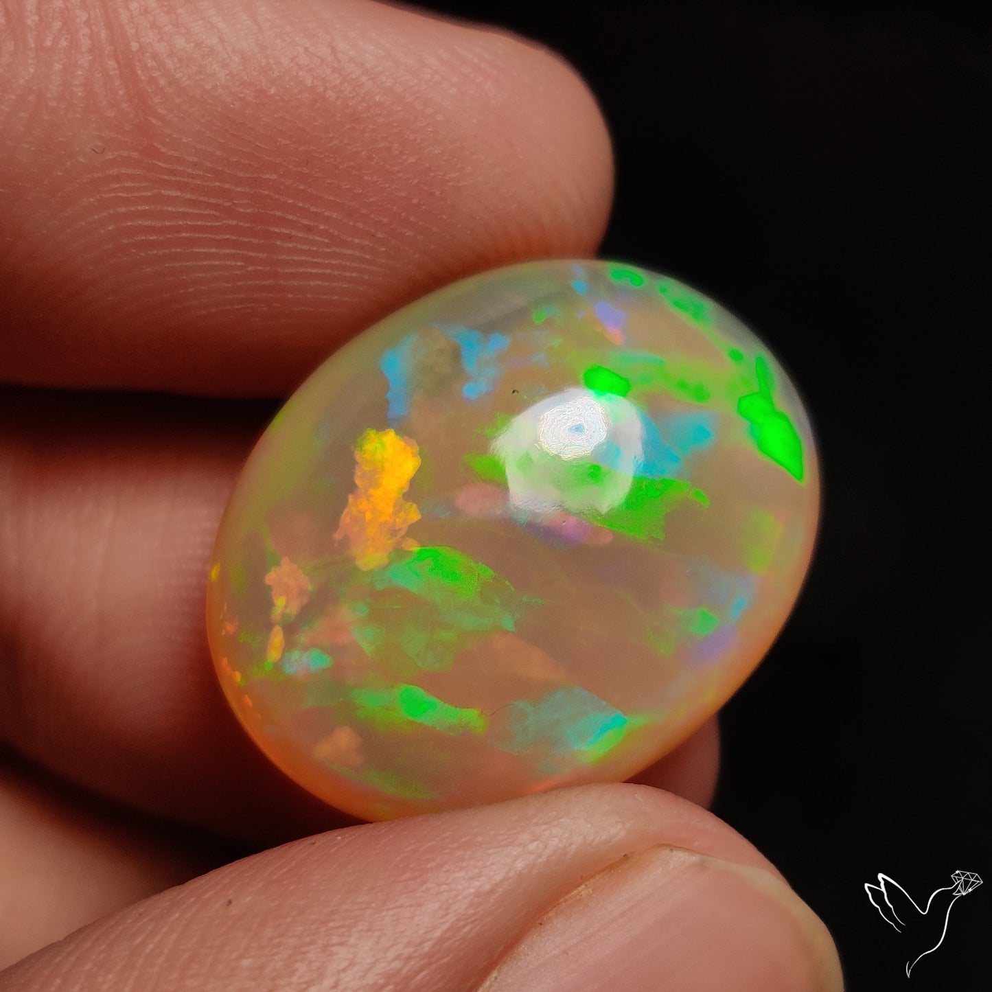 Rare Large Ethiopian Welo Opal Cabochon