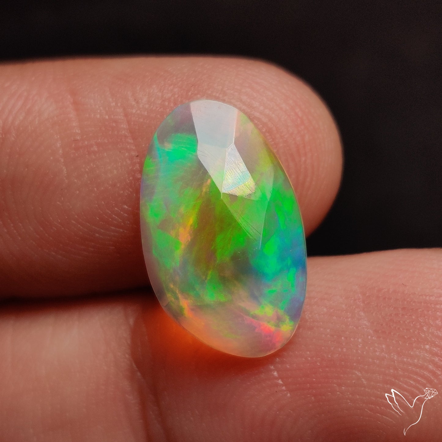 Rose Cut Ethiopian Welo Opal