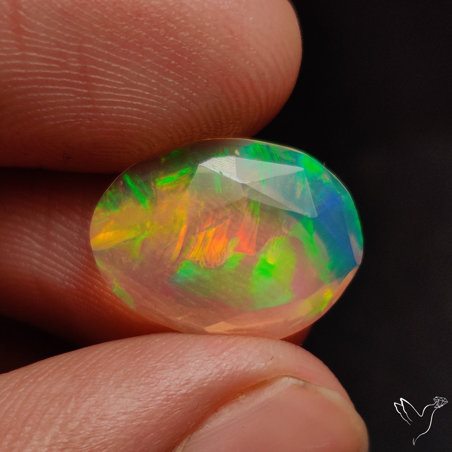 Rose Cut Ethiopian Welo Opal