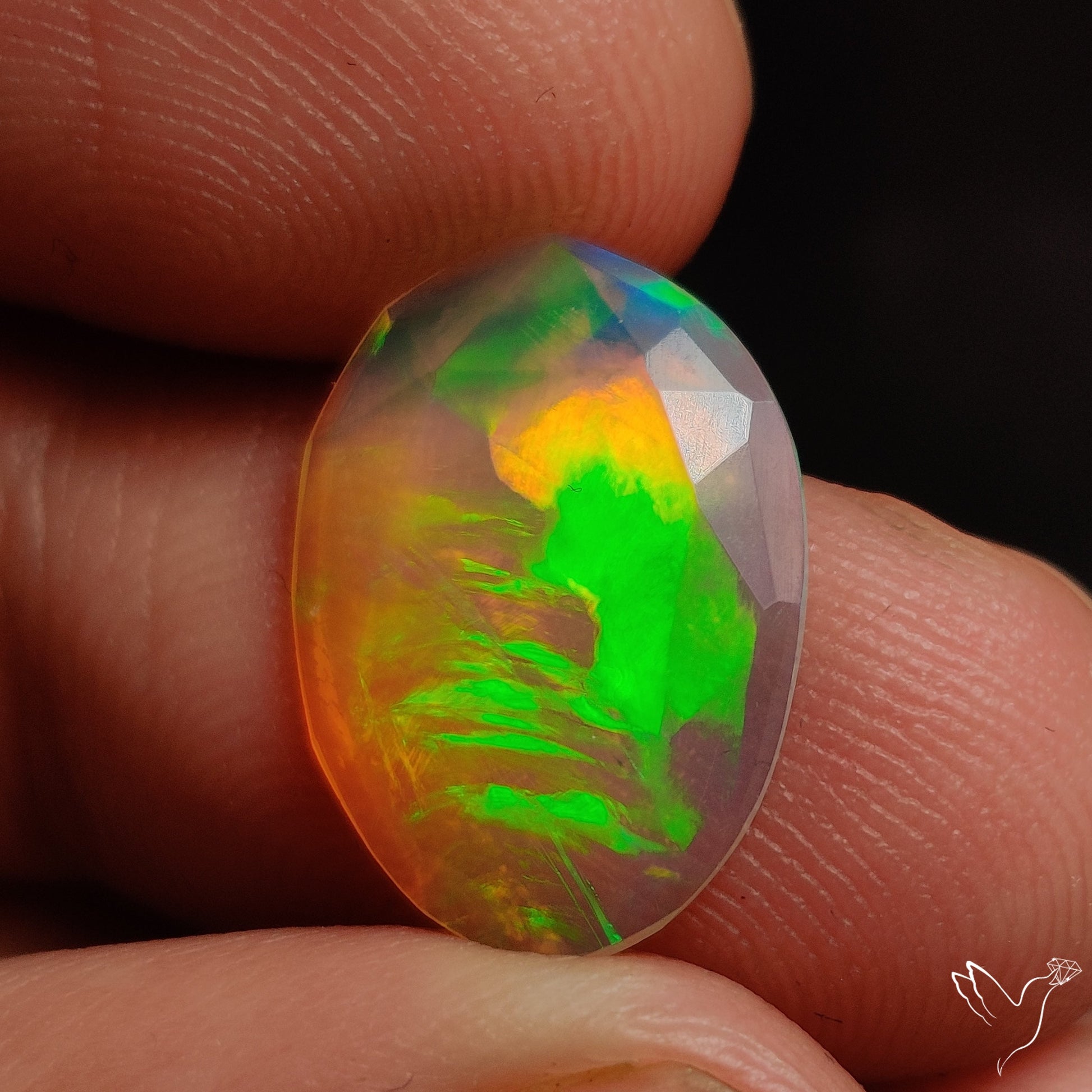 Rose Cut Ethiopian Welo Opal