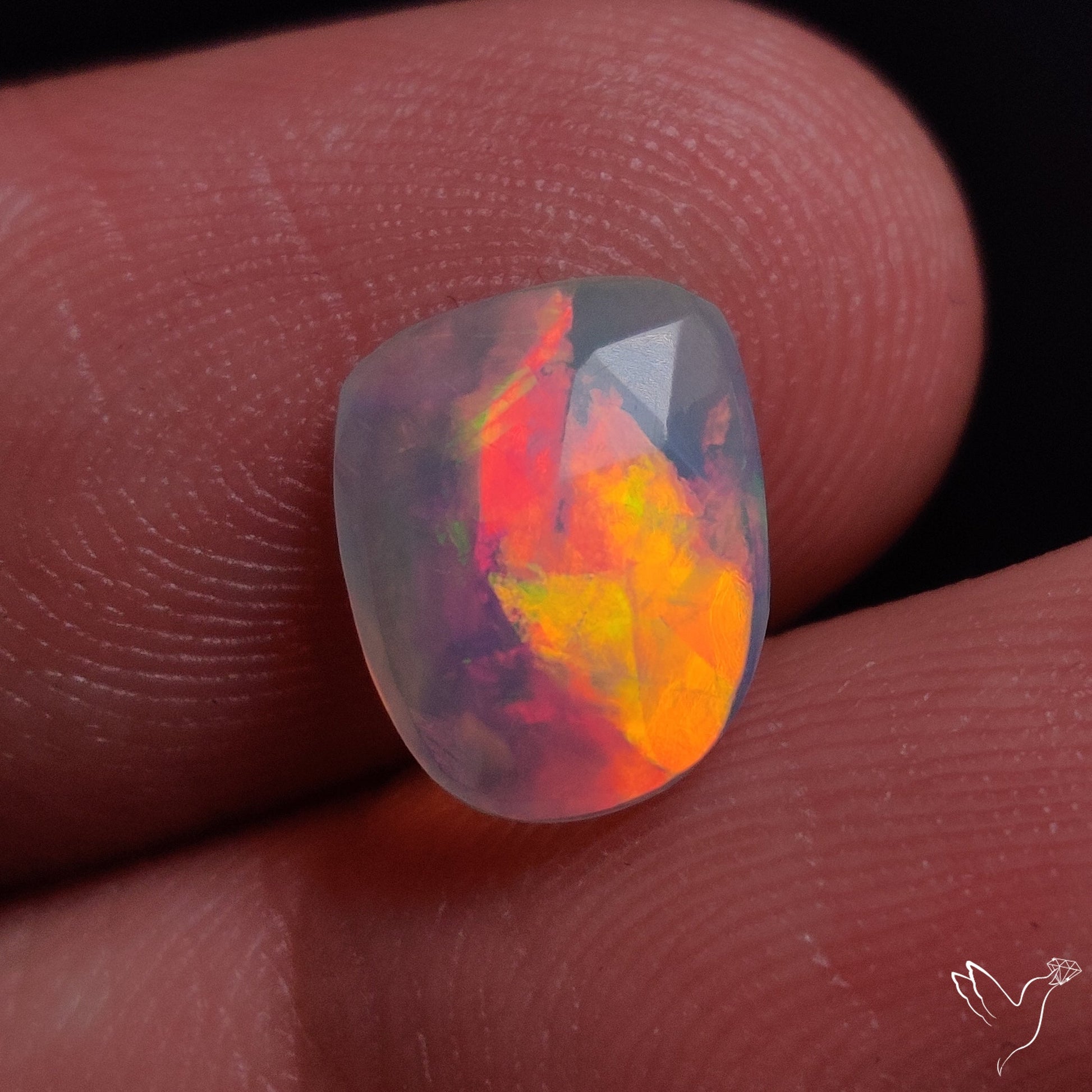Rose Cut Ethiopian Welo Opal