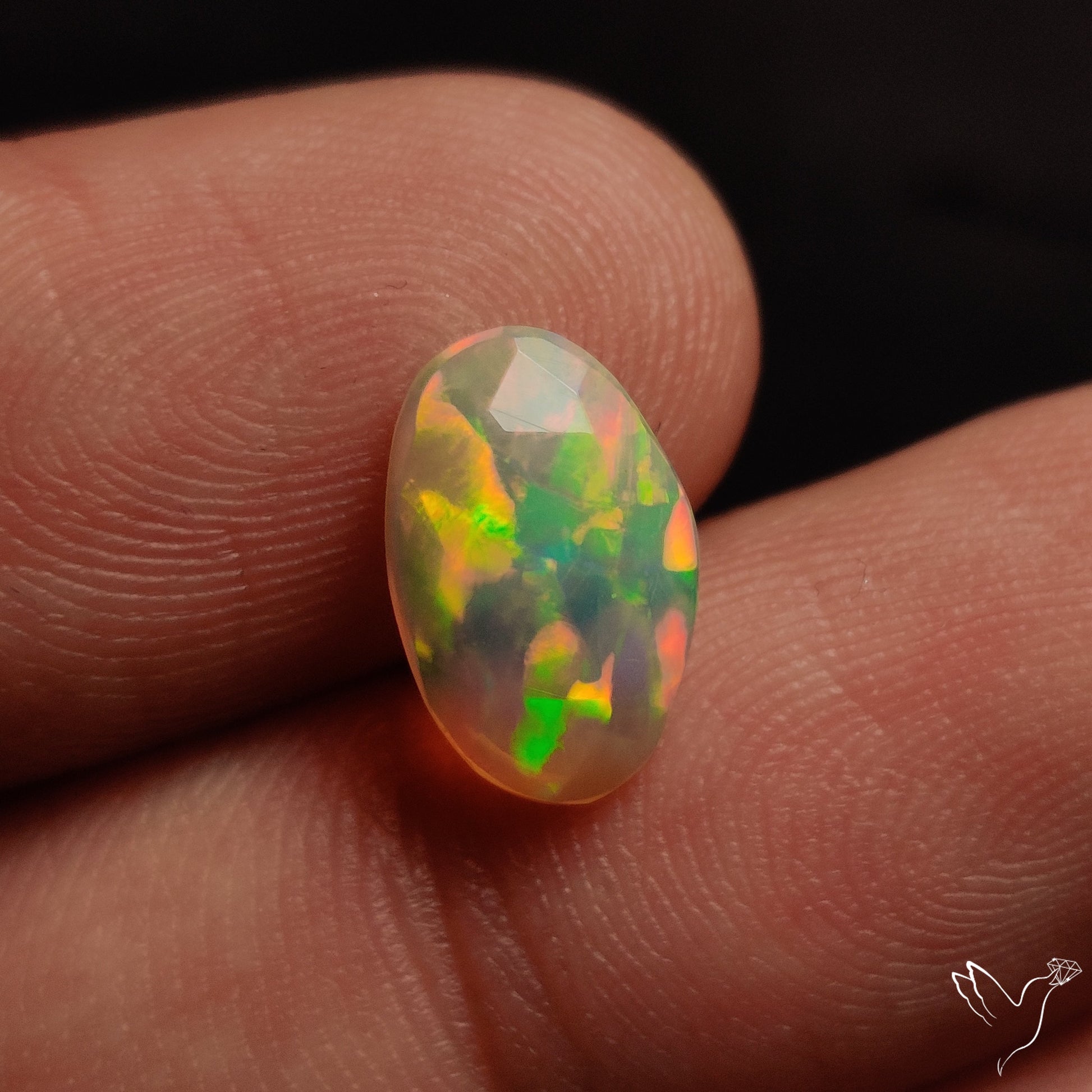 Rose Cut Ethiopian Welo Opal