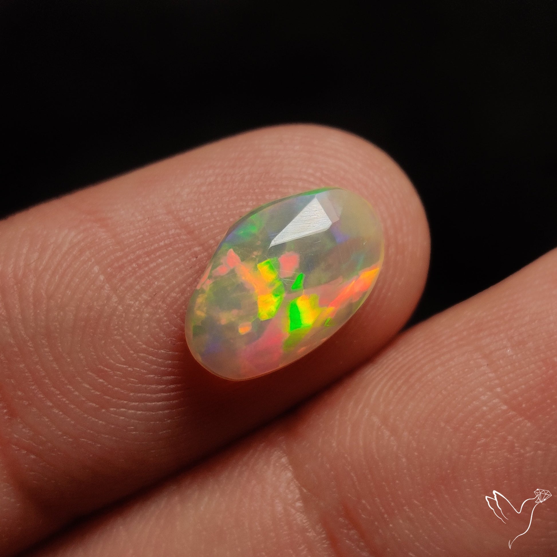 Rose Cut Ethiopian Welo Opal