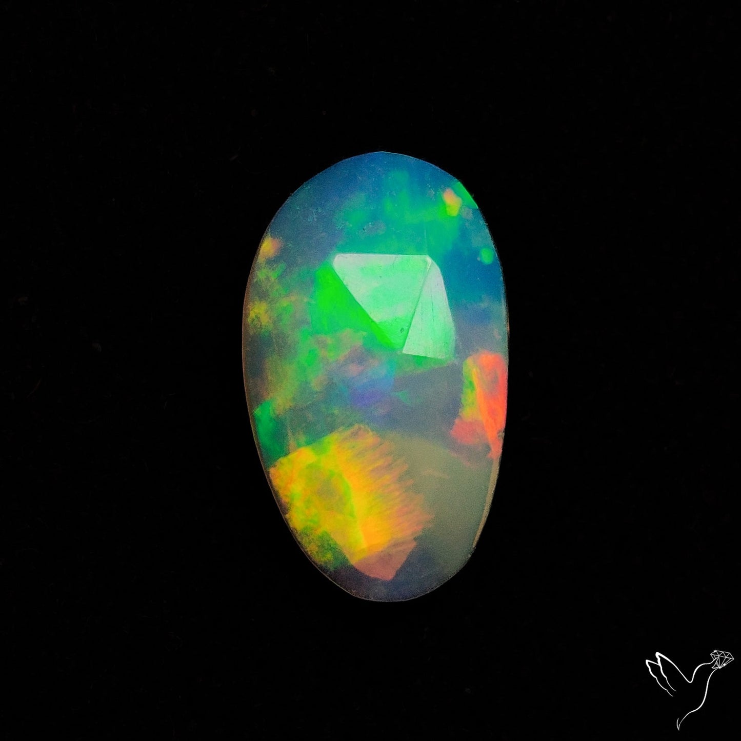 Rose Cut Ethiopian Welo Opal