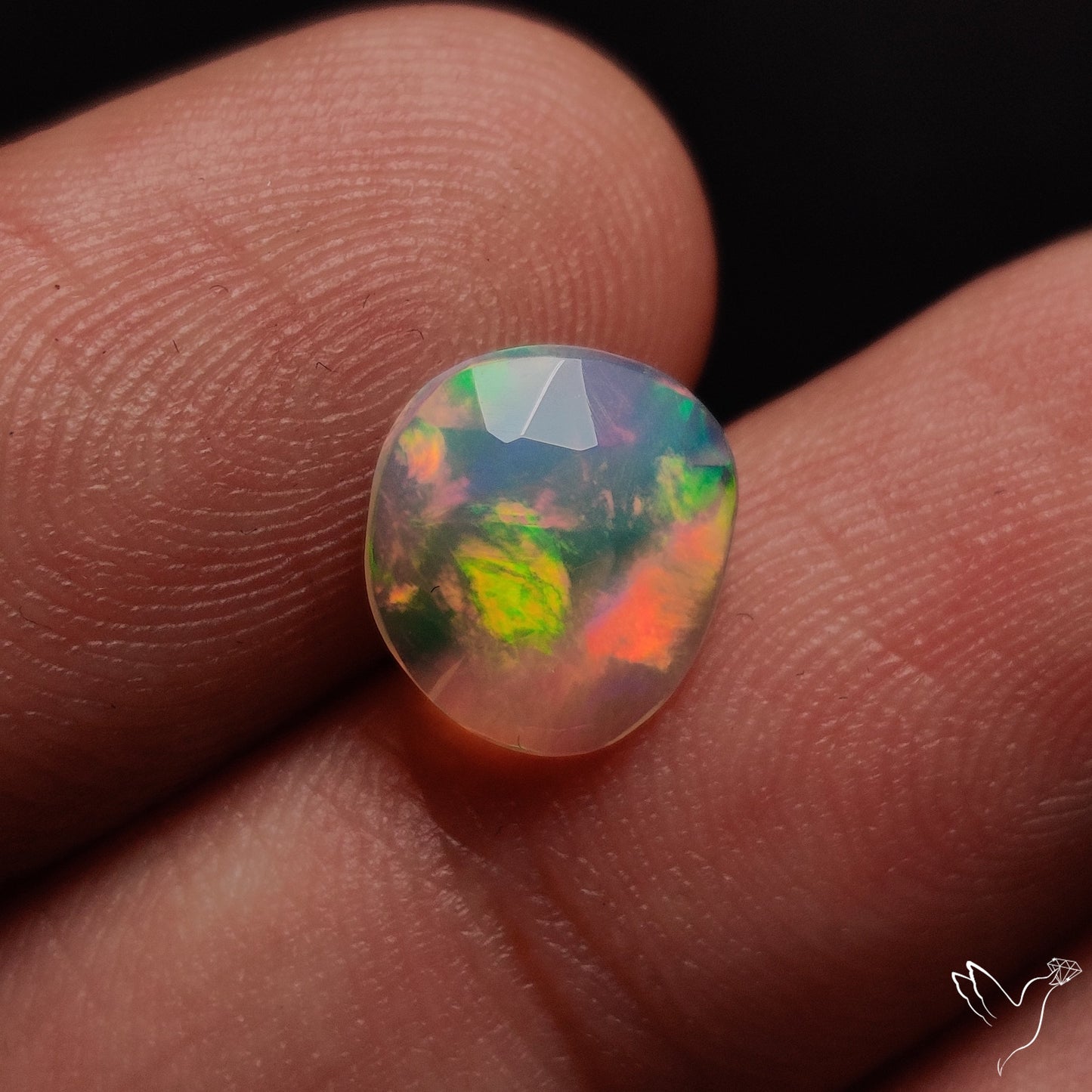 Rose Cut Ethiopian Welo Opal