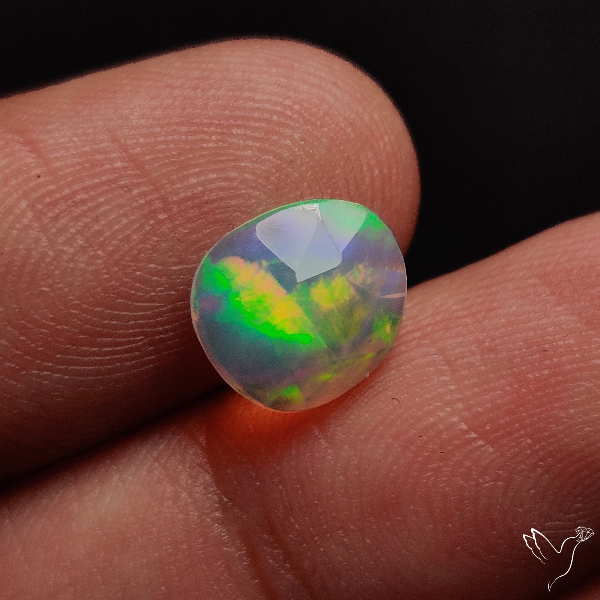 Rose Cut Ethiopian Welo Opal