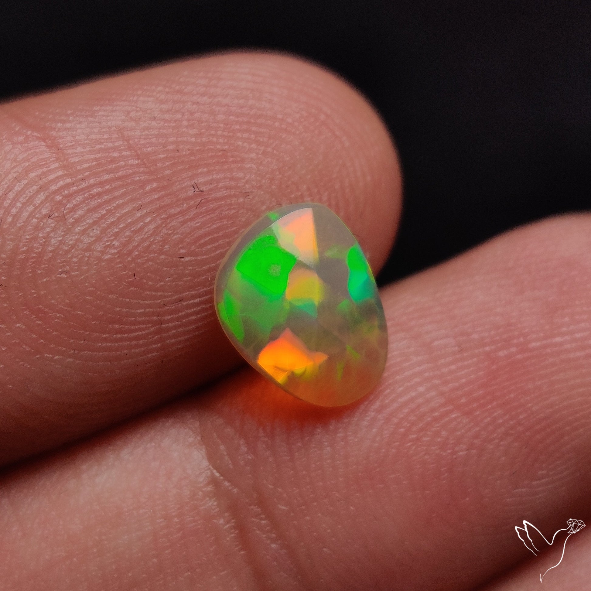 Rose Cut Ethiopian Welo Opal