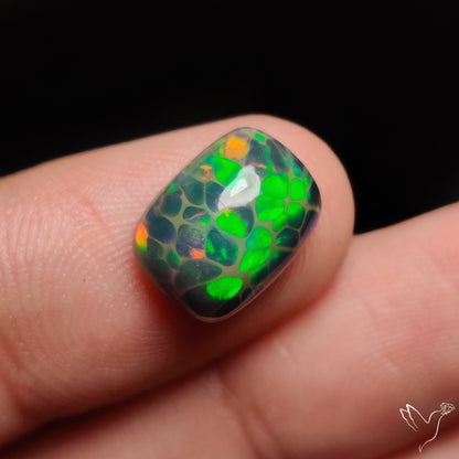 Ethiopian Black Opal Cabochon