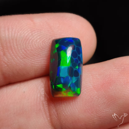 Ethiopian Black Opal Cabochon