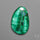 Malachite Cabochon With Chatoyancy