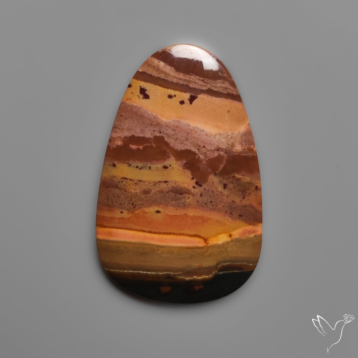 Polychrome Jasper Cabochon