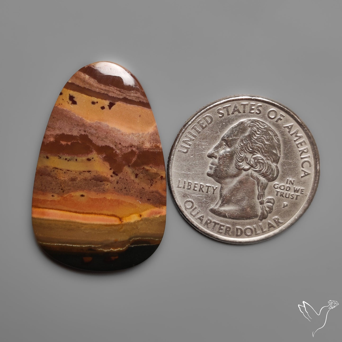 Polychrome Jasper Cabochon