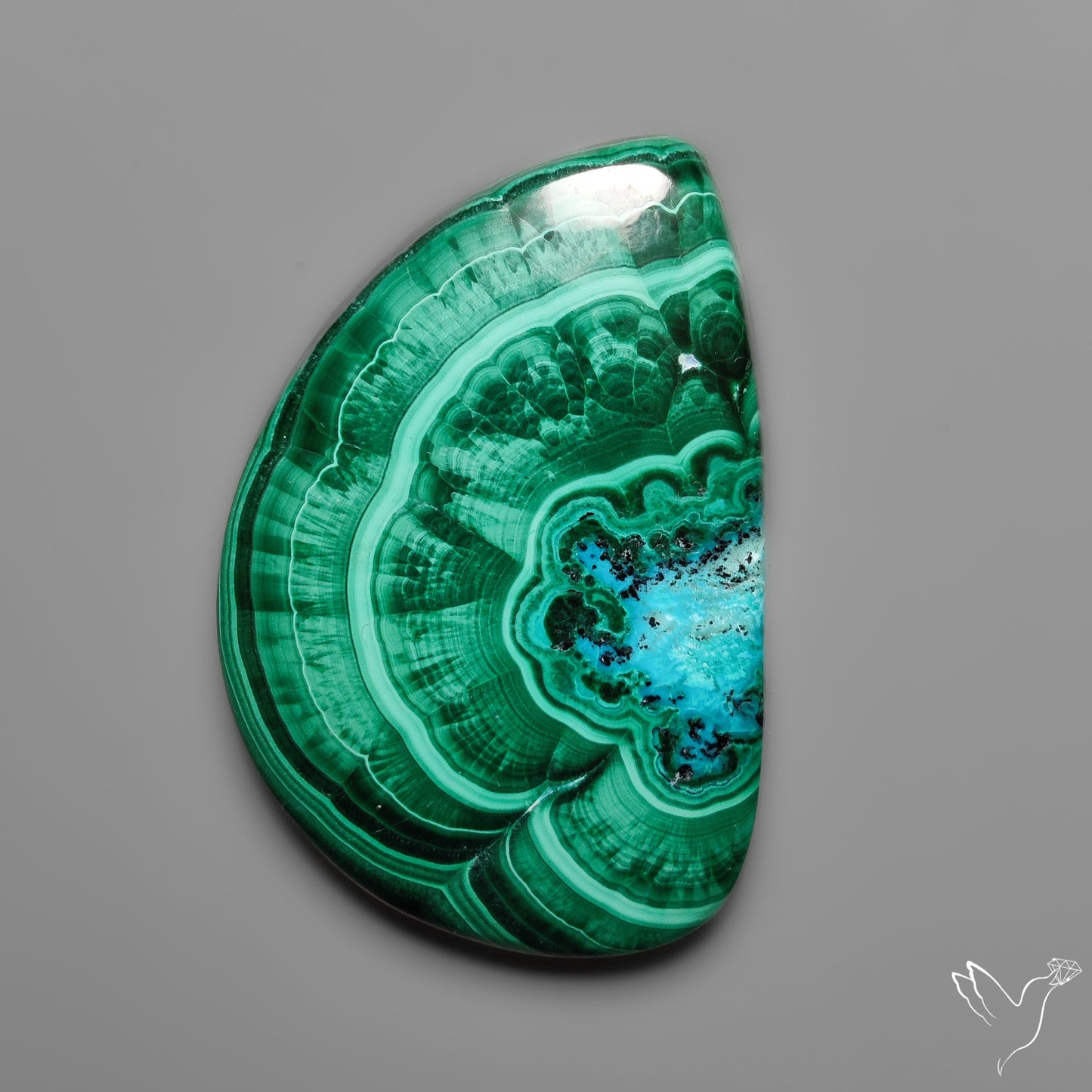 Chrysocolla In Malachite
