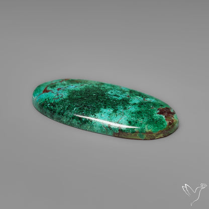 Peruvian Chrysocolla Cabochon Deep Green