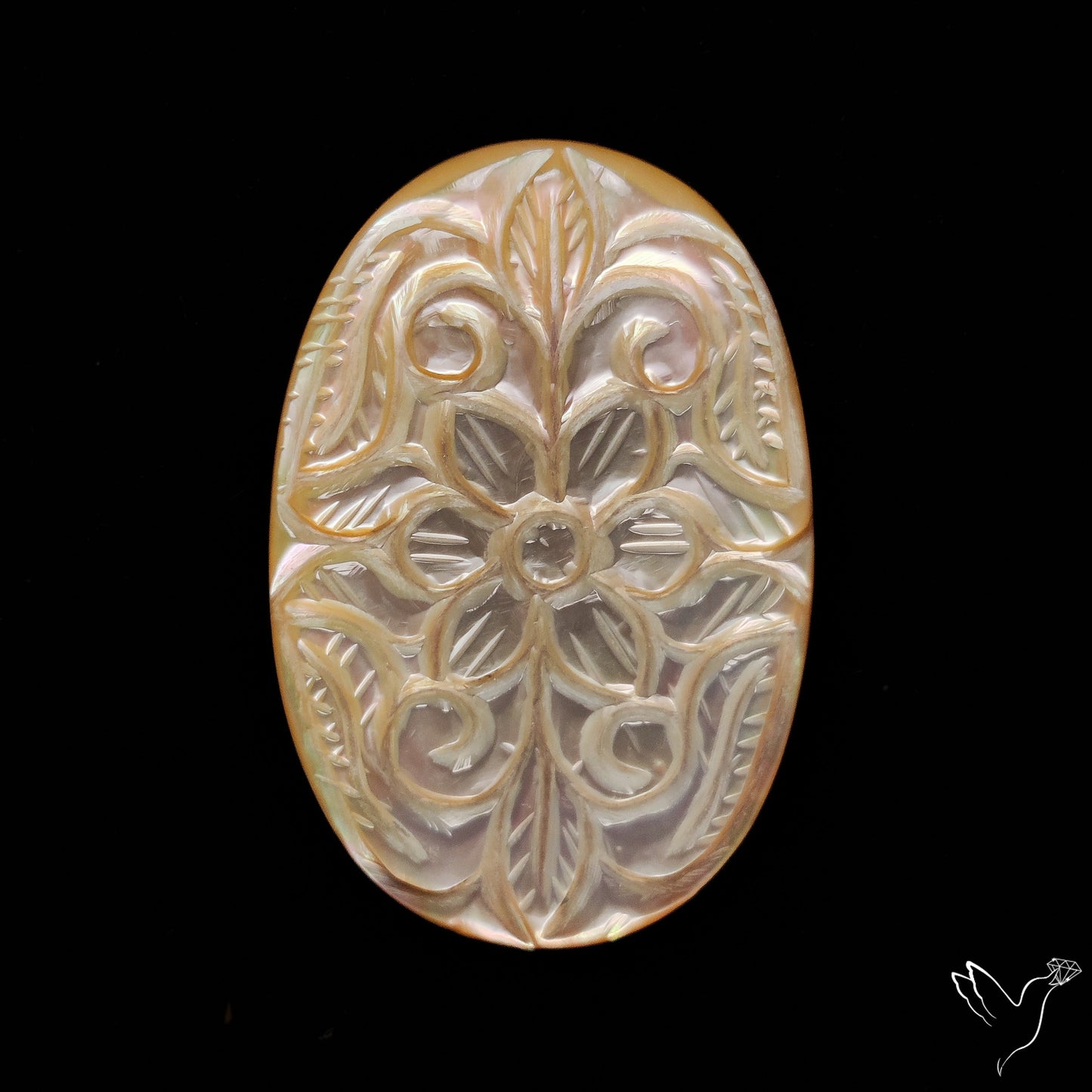 Mother Of Pearl Mughal Carving