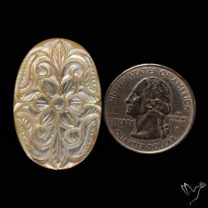 Mother Of Pearl Mughal Carving