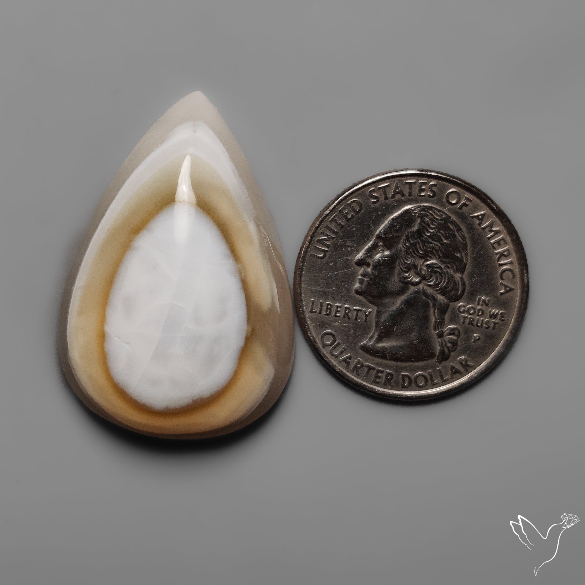 Owyhee White Opal Eye