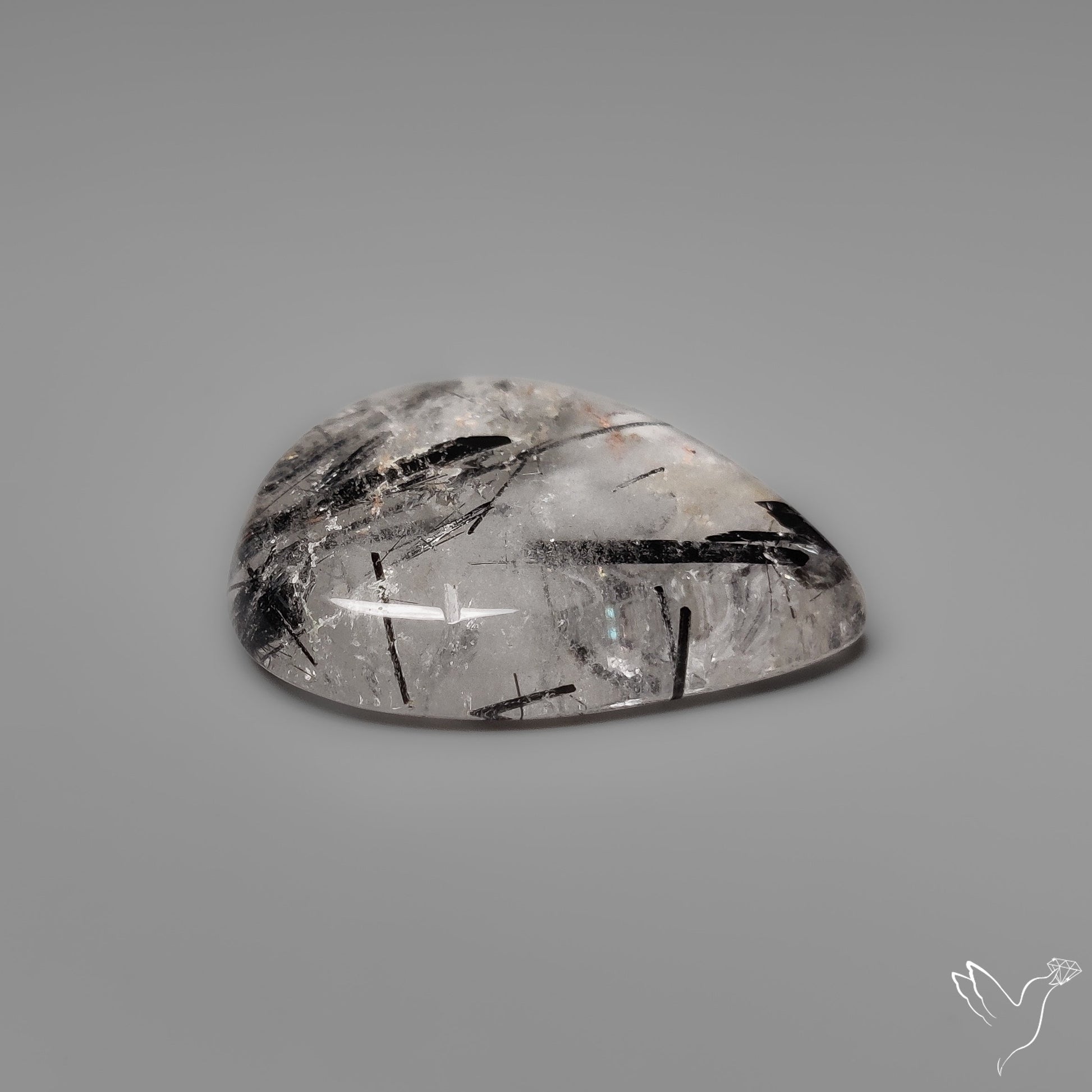 Black Tourmalinated Quartz