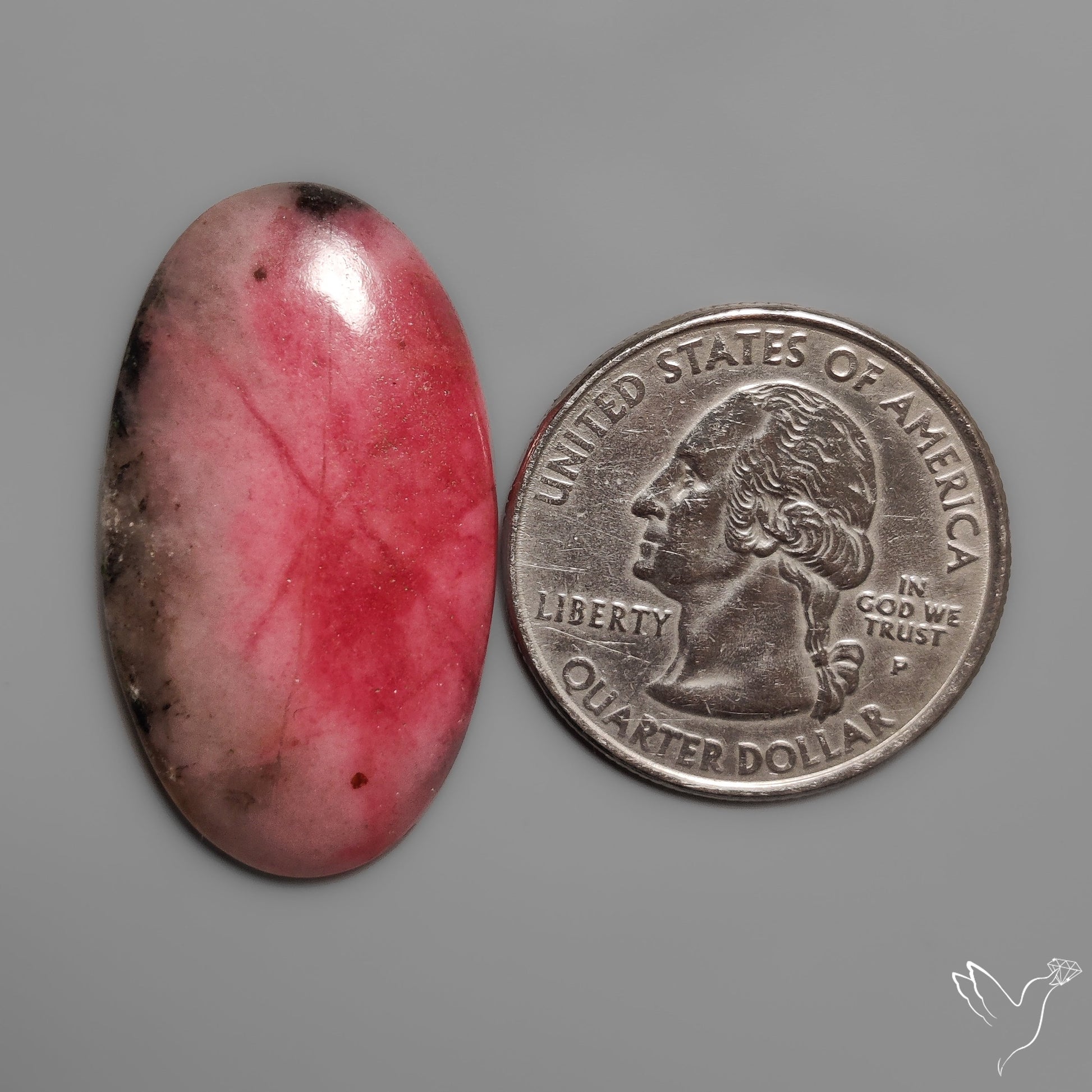 Pink Rhodonite Cabochon