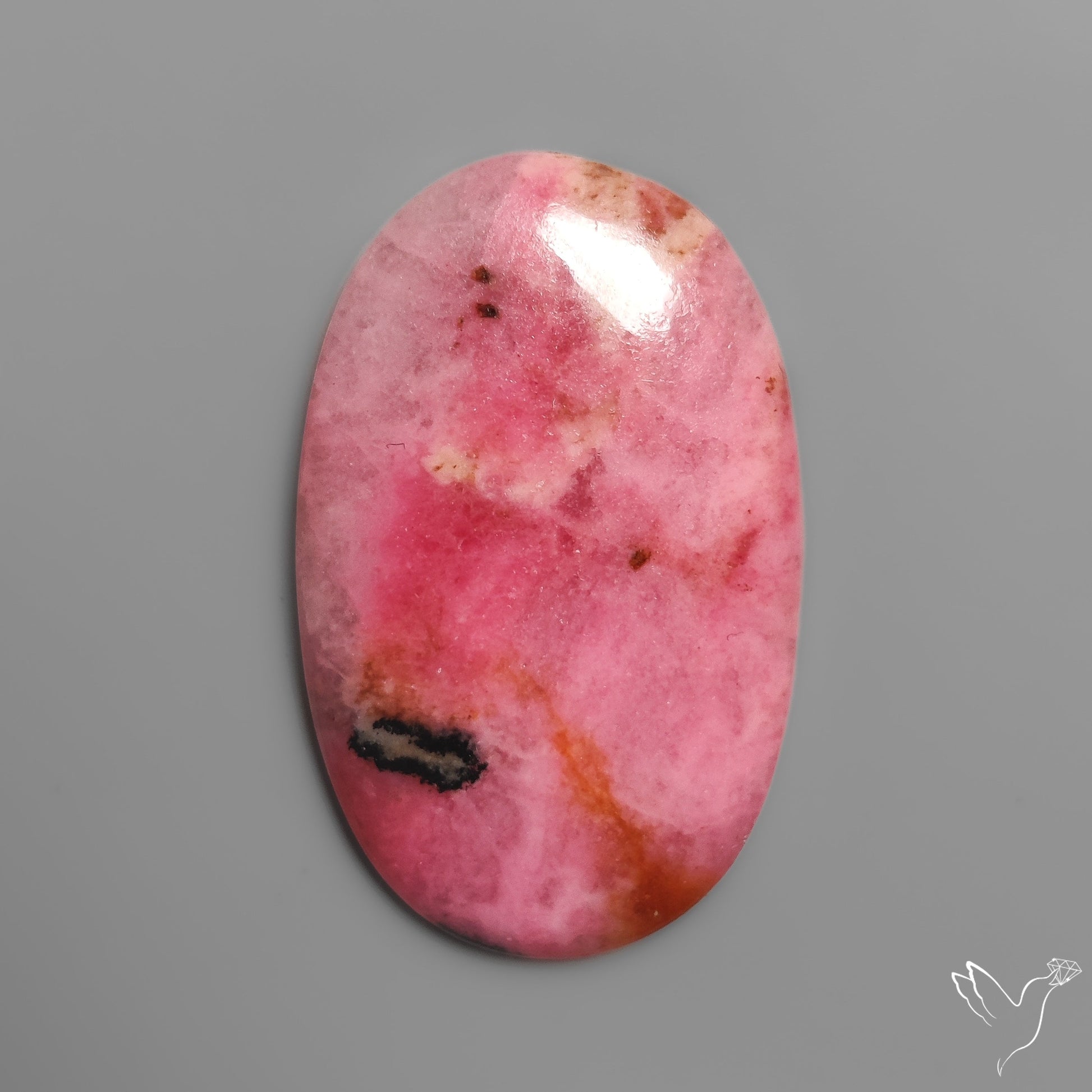 Pink Rhodonite Cabochon