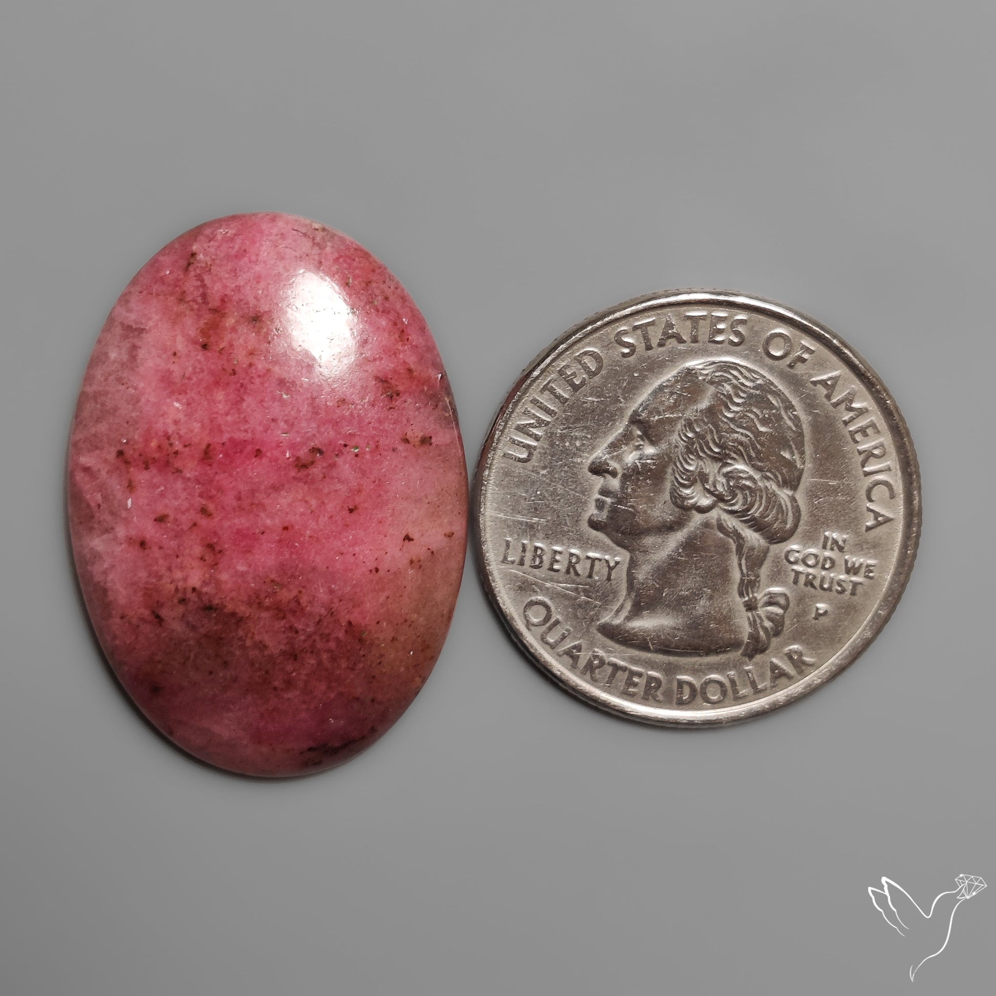 Pink Rhodonite Cabochon