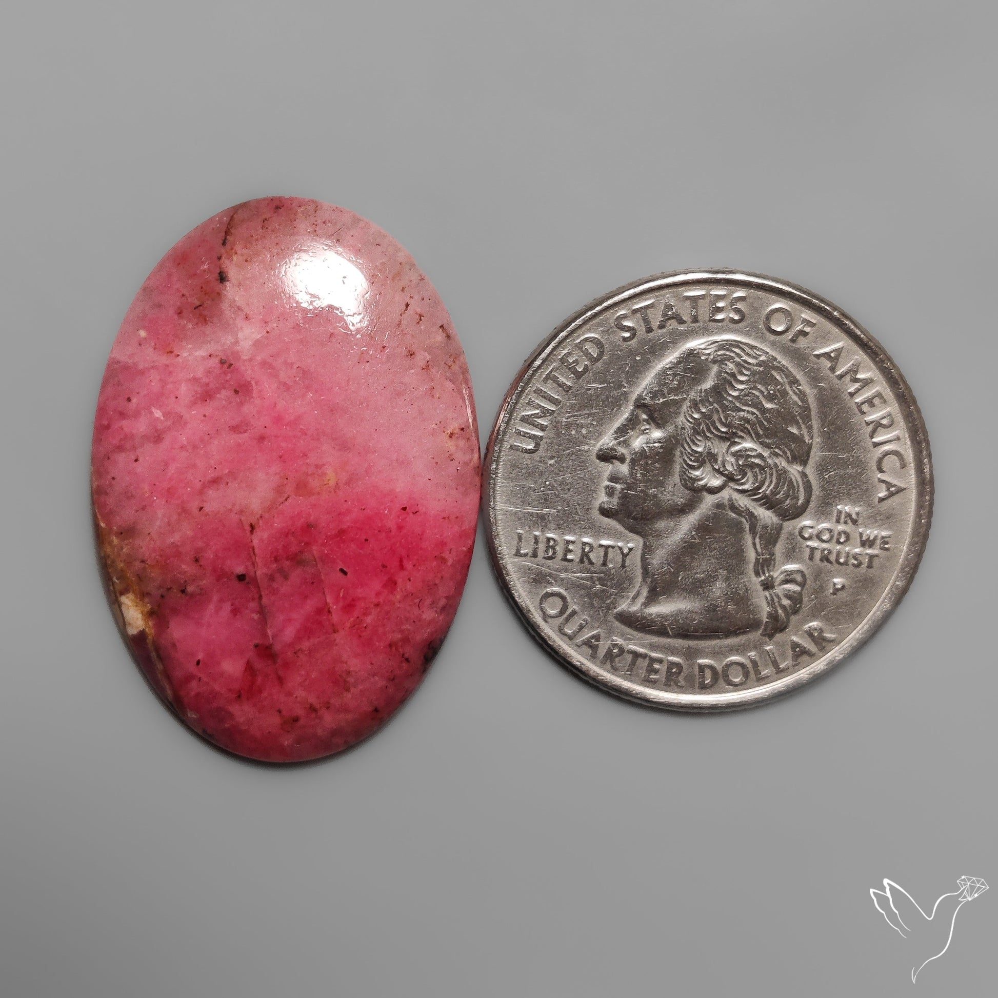 Pink Rhodonite Cabochon