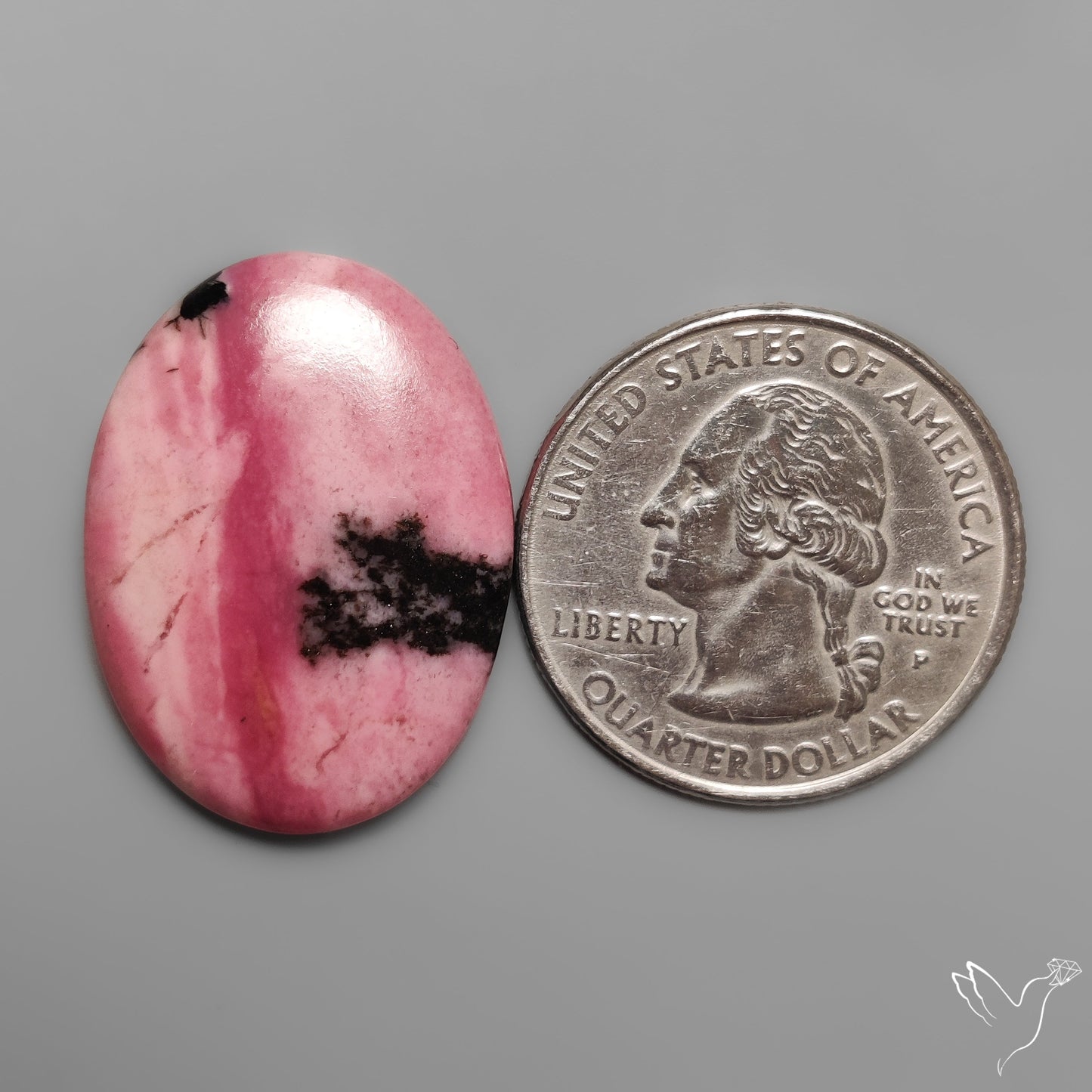 Pink Rhodonite Cabochon