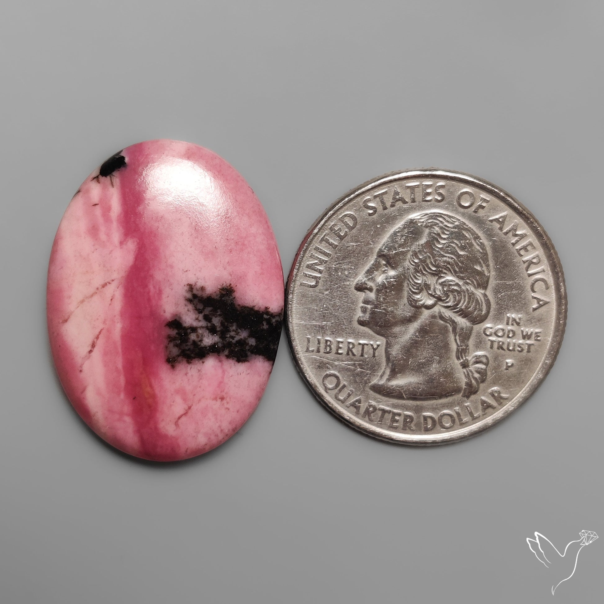 Pink Rhodonite Cabochon