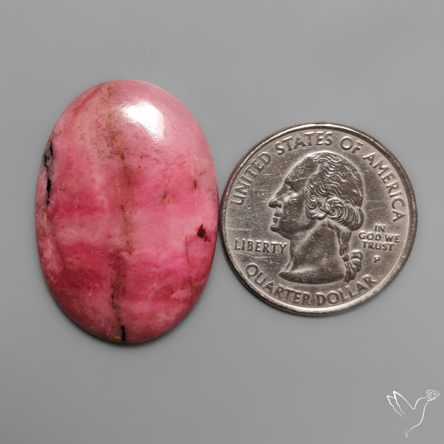 Pink Rhodonite Cabochon