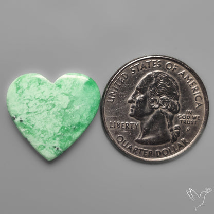 Australian Variscite Heart