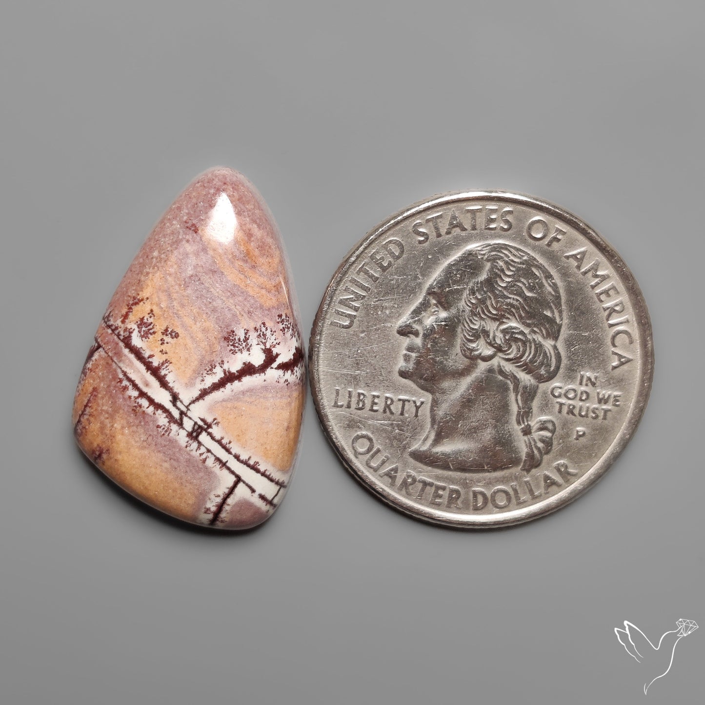 Sonoran Dendritic Rhyolite Cabochon