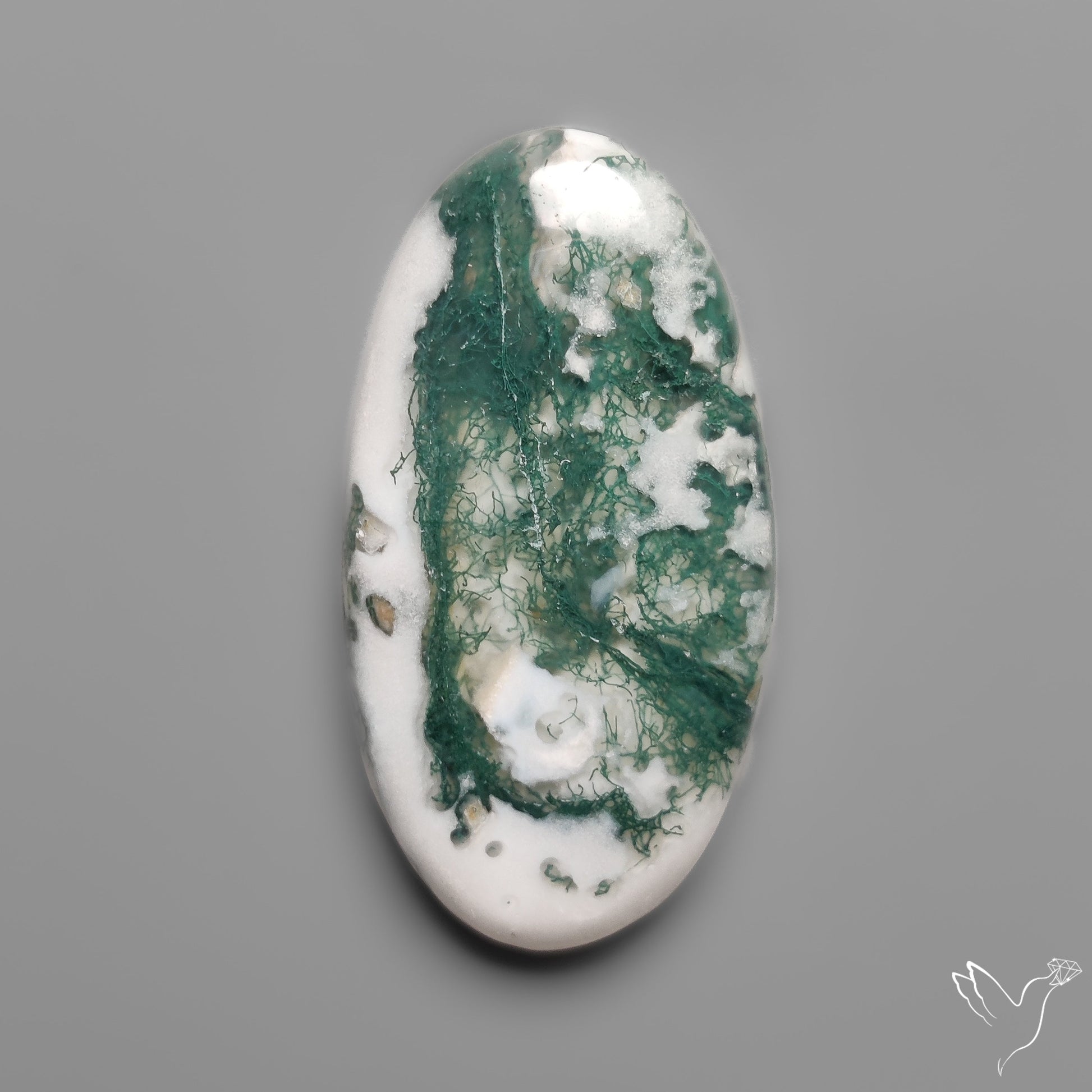 Tree Moss Agate Cabochon