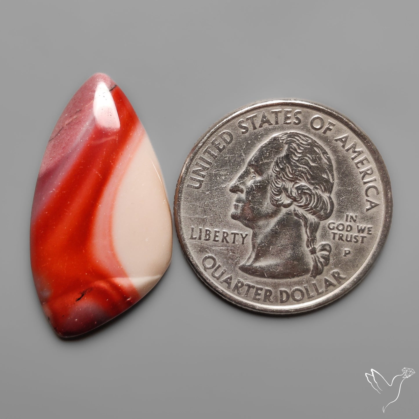 Mookaite Cabochon Selected Bicolor