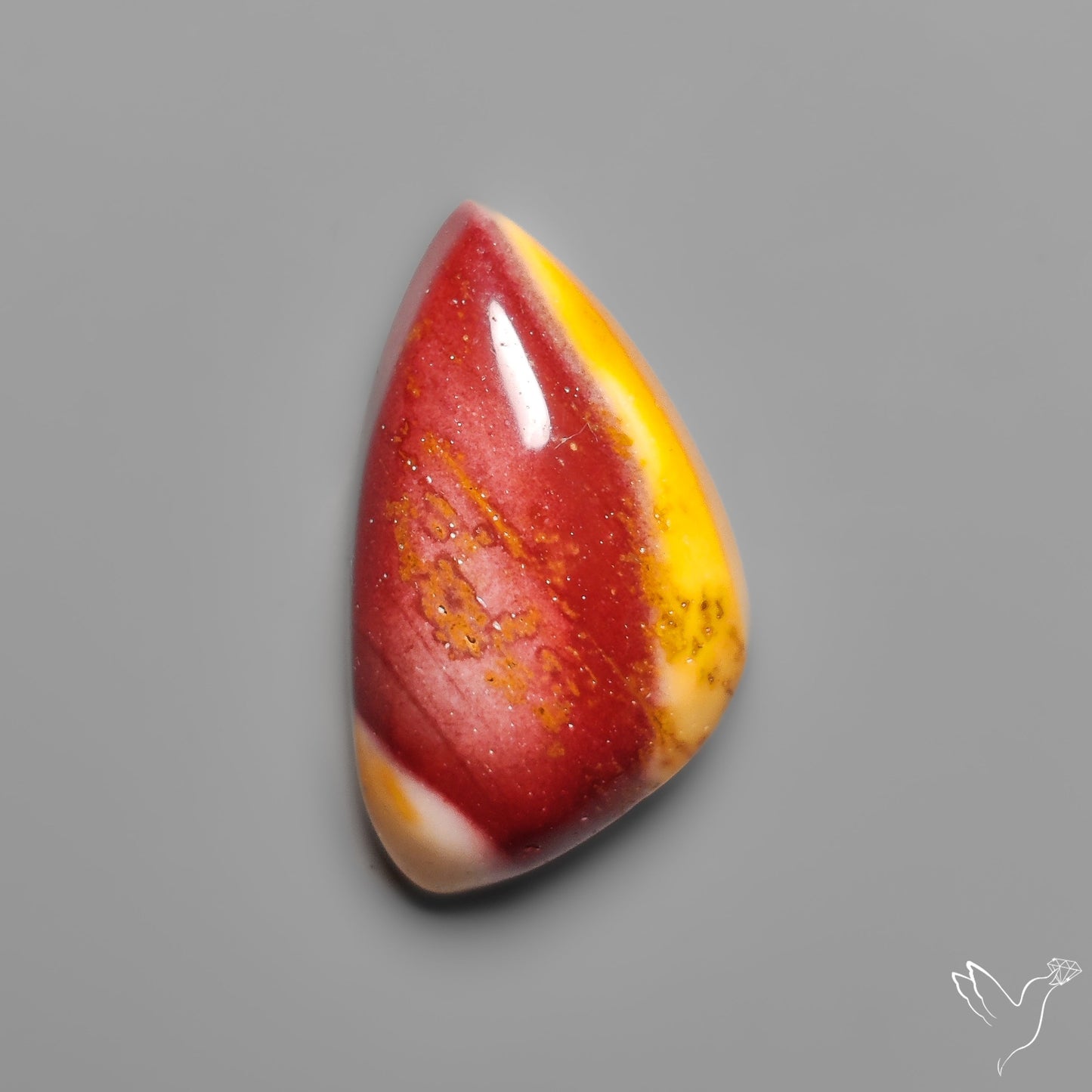 Mookaite Cabochon Selected Bicolor