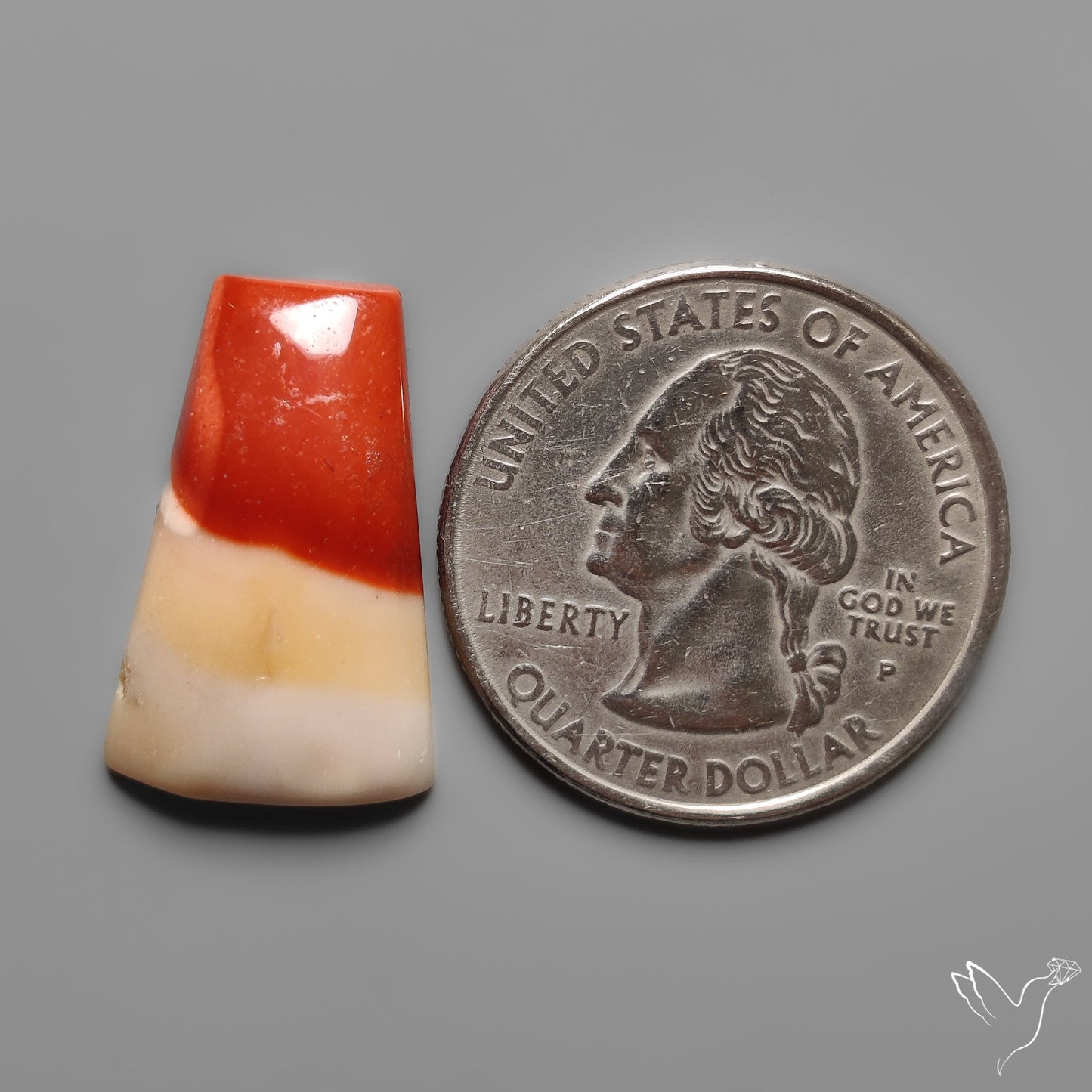 Mookaite Cabochon Selected Bicolor