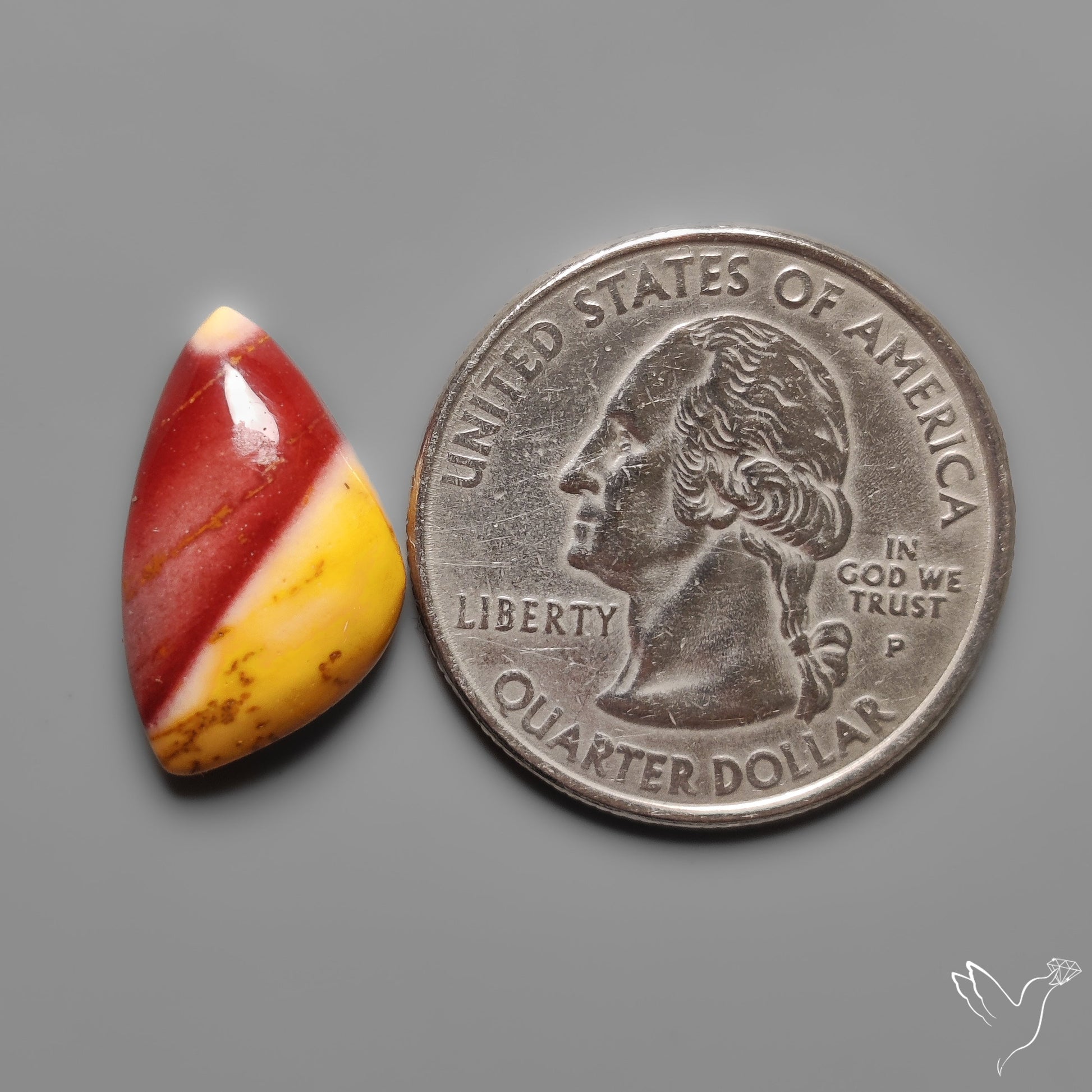 Mookaite Cabochon Selected Bicolor