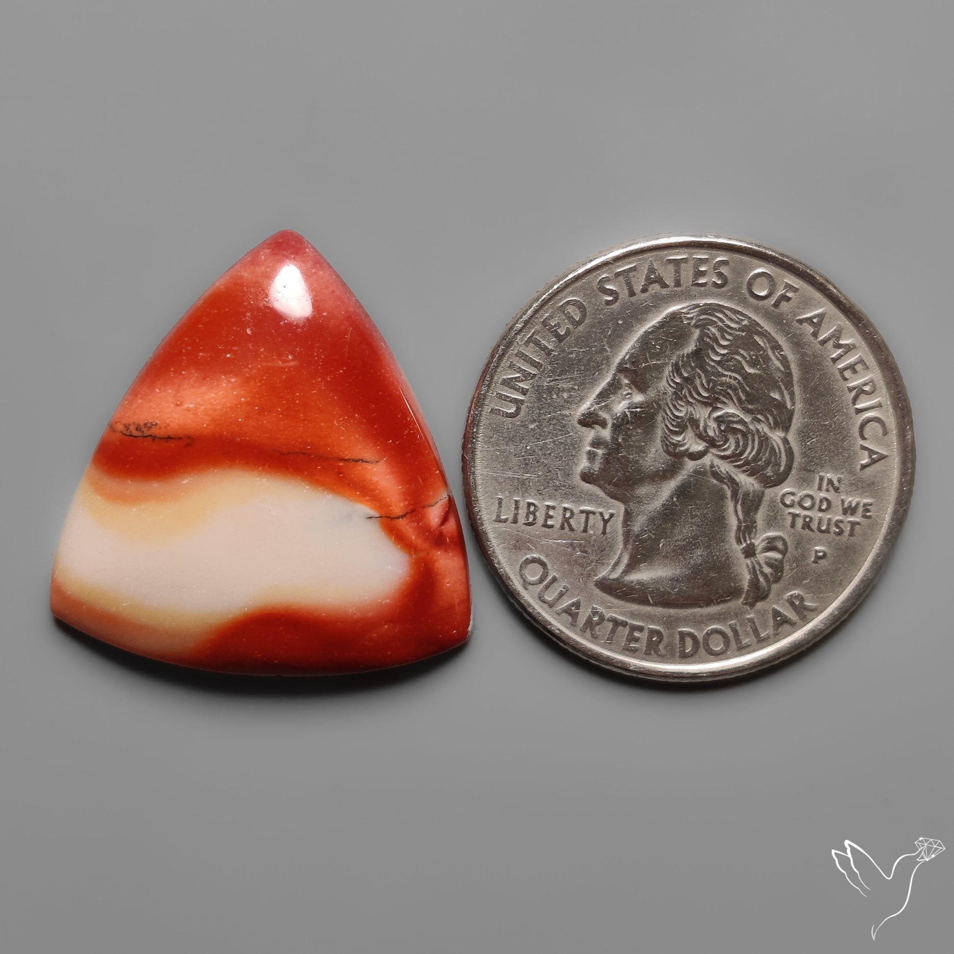Mookaite Cabochon Selected Bicolor