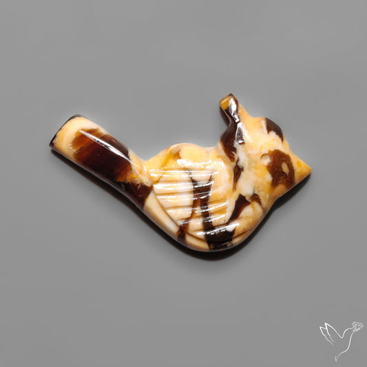 Peanut Wood Jasper Bird Carving