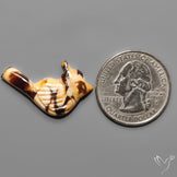 Peanut Wood Jasper Bird Carving