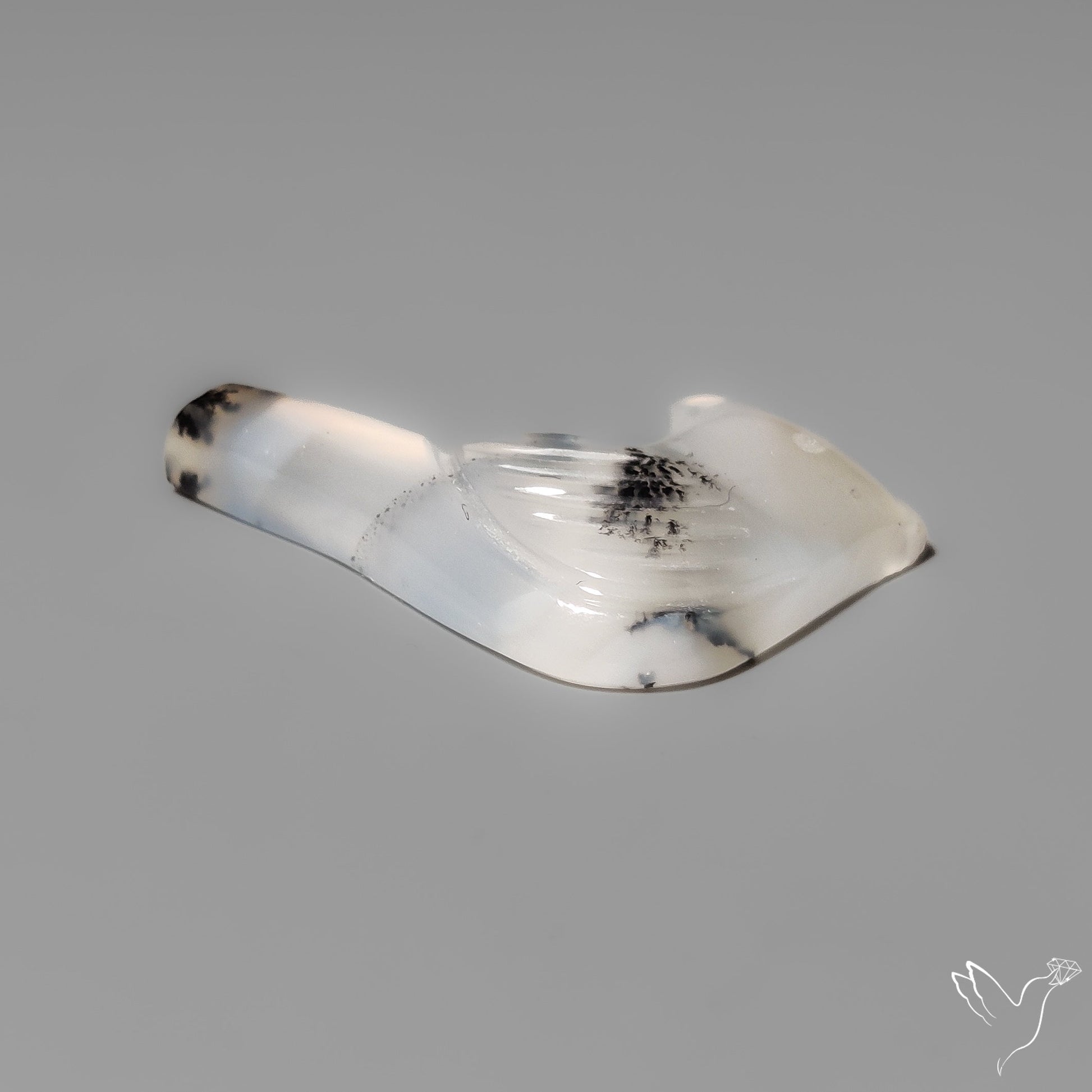 Scenic Agate Bird Carving