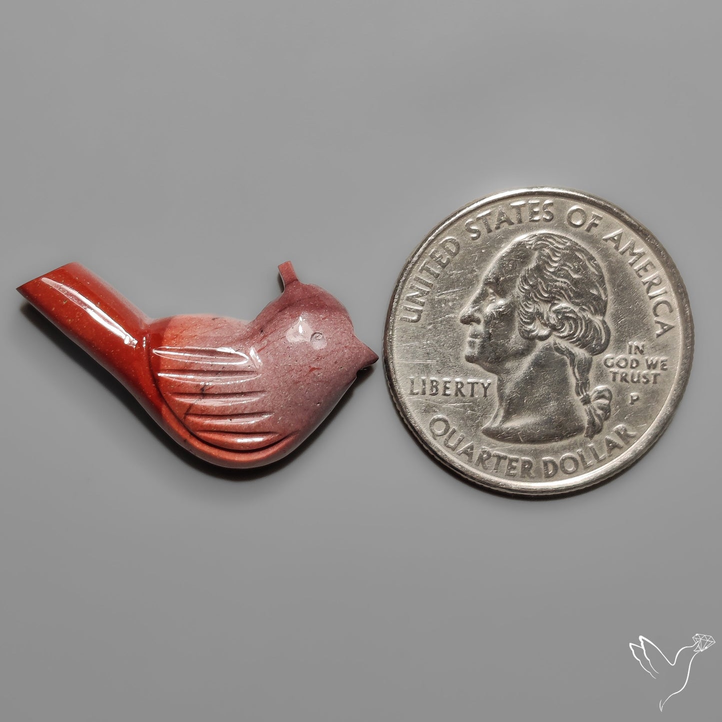 Mookaite Bird Carving