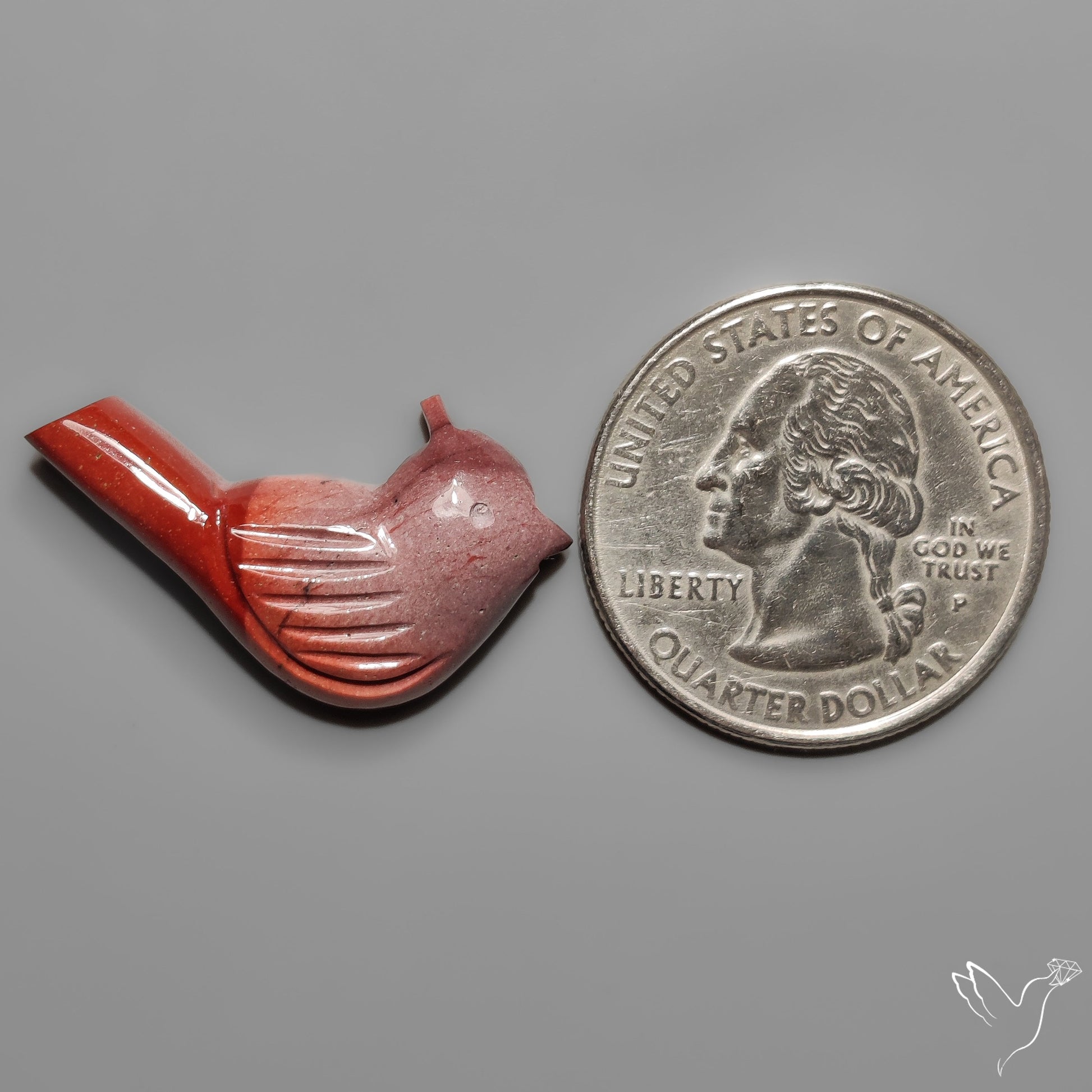 Mookaite Bird Carving