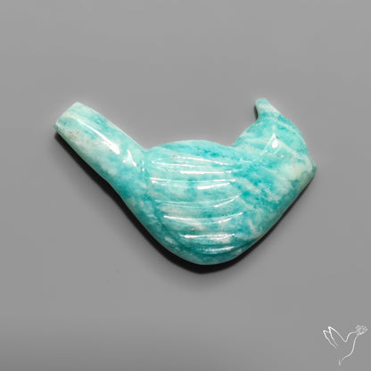 Madagascar Amazonite Bird Carving