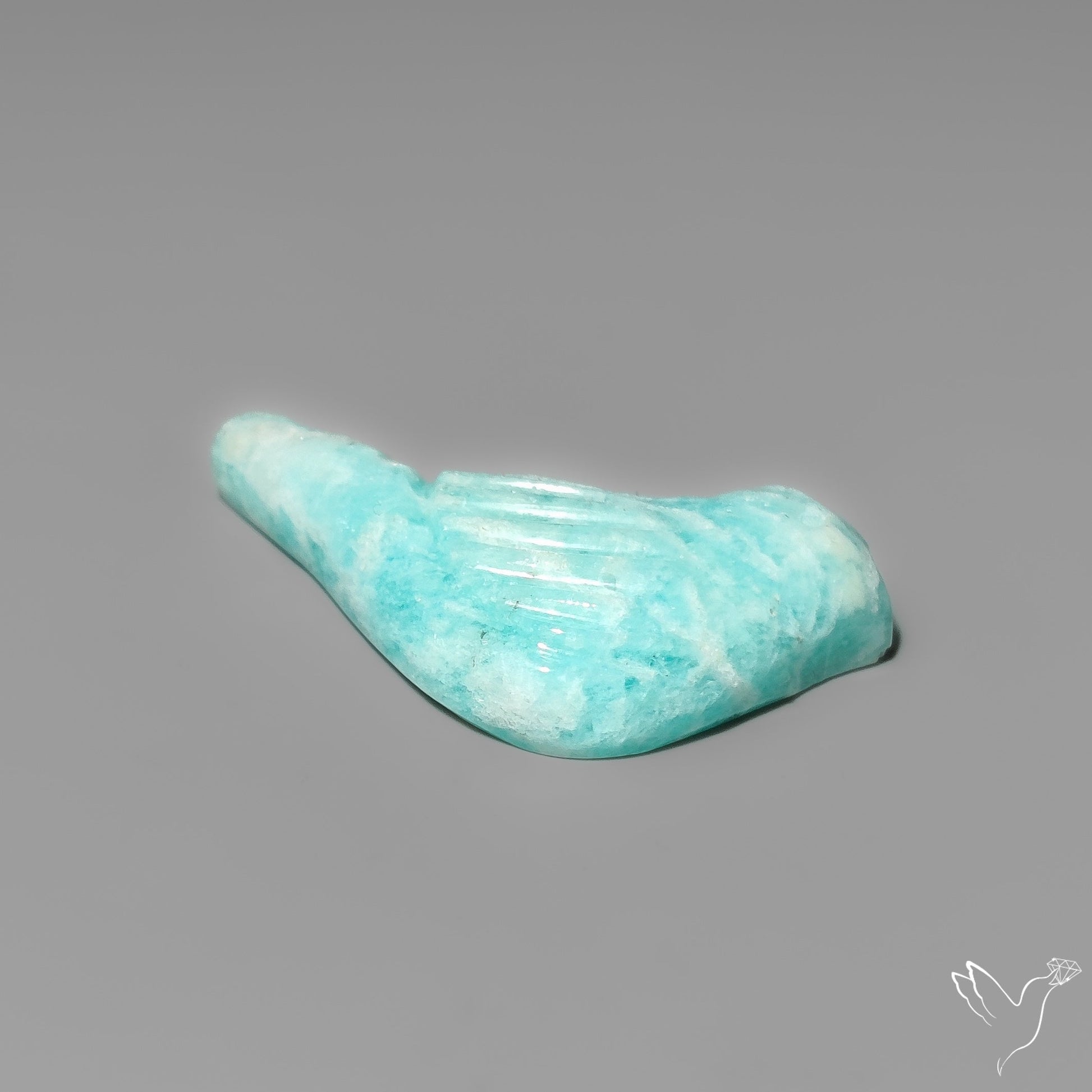 Madagascar Amazonite Bird Carving