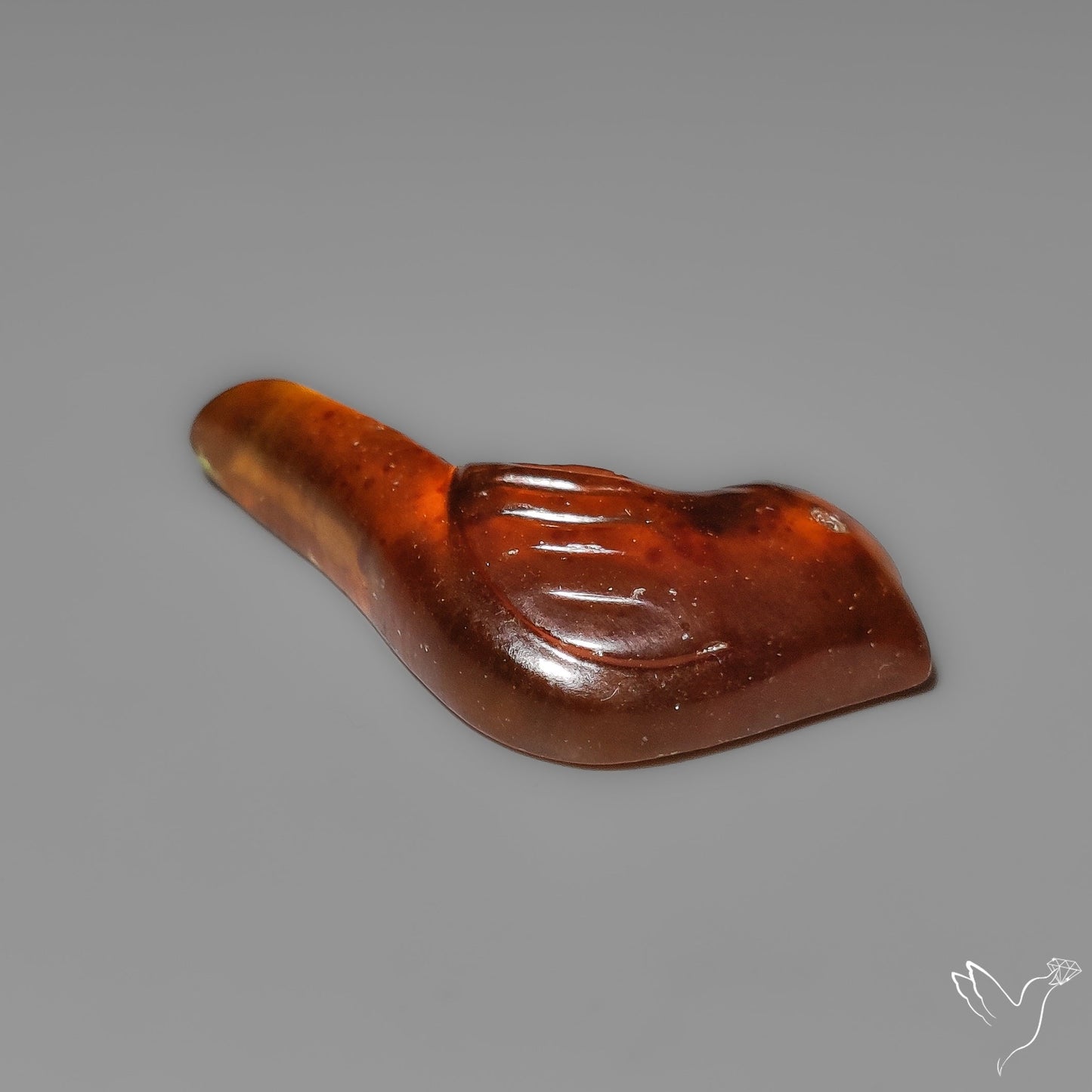 Baltic Amber Bird Carving